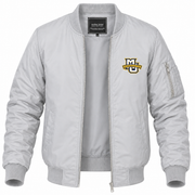 Men's Marquette Bomber Jacket | Color: Grey | Front