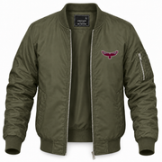 Men's Maryland Eastern Shore Bomber Jacket | Color: Army Green | Front