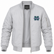 Men's Mercyhurst Bomber Jacket | Color: Grey | Front