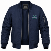 Men's Mercyhurst Bomber Jacket | Color: Navy | Front