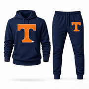 Men's Tennessee Hoodie Joggers Set - Navy digital placement mockup