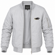 Men's Milwaukee Bomber Jacket | Color: Grey | Front