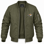 Men's Montana State Bomber Jacket | Color: Army Green | Front