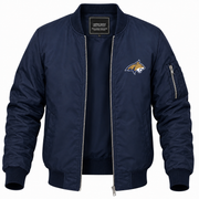 Men's Montana State Bomber Jacket | Color: Navy | Front