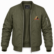 Men's Morgan State Bomber Jacket | Color: Army Green | Front