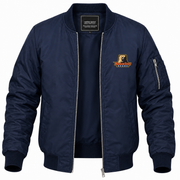 Men's Morgan State Bomber Jacket | Color: Navy | Front