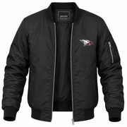 Men's North Carolina Central Bomber Jacket | Color: Black | Front