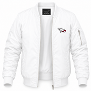 Men's North Carolina Central Bomber Jacket | Color: White | Front