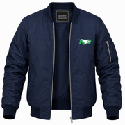 Men's North Dakota Bomber Jacket | Color: Navy | Front