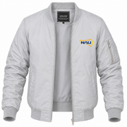 Men's Northern Arizona Bomber Jacket | Color: Grey | Front