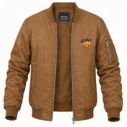 Men's Northern Iowa Bomber Jacket | Color: Brown | Front