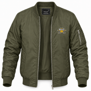 Men's Northern Kentucky Bomber Jacket | Color: Army Green | Front