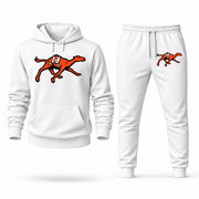 Campbell hoodie joggers set — White