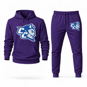 Central Connecticut State hoodie joggers set — Purple