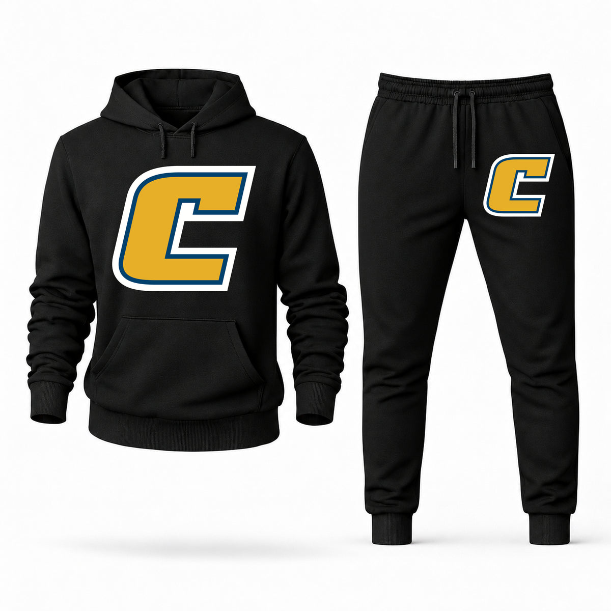 Chattanooga hoodie joggers set — Black