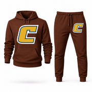 Chattanooga hoodie joggers set — Brown
