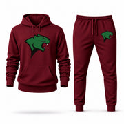 Chicago State hoodie joggers set — Burgundy