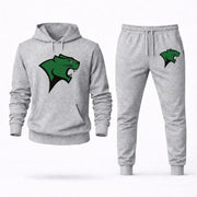 Chicago State hoodie joggers set — Grey