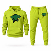 Chicago State hoodie joggers set — Lime Green