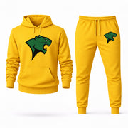 Chicago State hoodie joggers set — Yellow