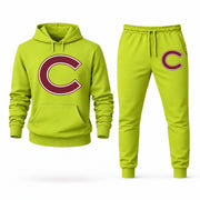 Colgate hoodie joggers set — Lime Green