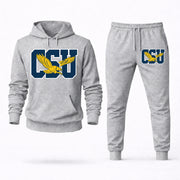 Coppin State hoodie joggers set — Grey