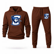 Creighton hoodie joggers set — Brown