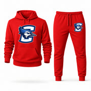 Creighton hoodie joggers set — Red