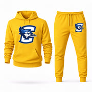 Creighton hoodie joggers set — Yellow