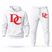 Davidson hoodie joggers set — White