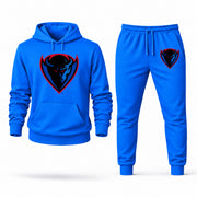 DePaul hoodie joggers set — Azure