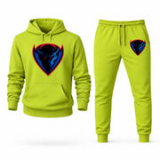 DePaul hoodie joggers set — Lime Green