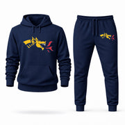 Drexel hoodie joggers set — Navy