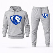 Eastern Illinois hoodie joggers set — Grey
