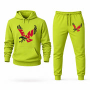 Eastern Washington hoodie joggers set — Lime Green