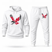 Eastern Washington hoodie joggers set — White