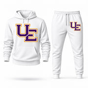 Evansville hoodie joggers set — White