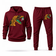 Florida A&M hoodie joggers set — Burgundy