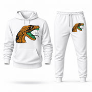 Florida A&M hoodie joggers set — White