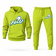 Florida Gulf Coast hoodie joggers set — Lime Green