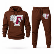Fordham hoodie joggers set — Brown