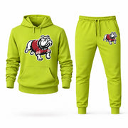 Gardner-Webb hoodie joggers set — Lime Green