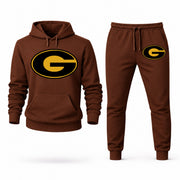 Grambling hoodie joggers set — Brown