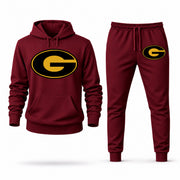 Grambling hoodie joggers set — Burgundy