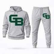 Green Bay hoodie joggers set — Grey