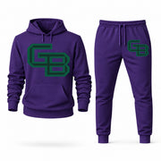 Green Bay hoodie joggers set — Purple