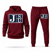 Jackson State hoodie joggers set — Burgundy