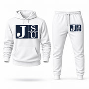 Jackson State hoodie joggers set — White