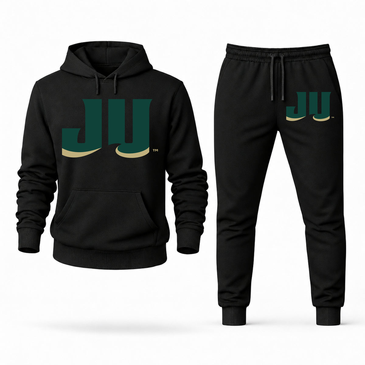 Jacksonville hoodie joggers set — Black