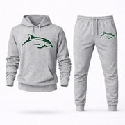 Le Moyne hoodie joggers set — Grey